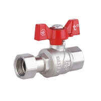 Кран шаровой с накидной гайкой Thermo Alliance Forte 1/2"х ВР для воды прямой SF260W15