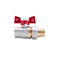Кран шаровой "Американка" Thermo Alliance Standart 3/4" ВН прямой SD220NW20PN40 - 2 фото