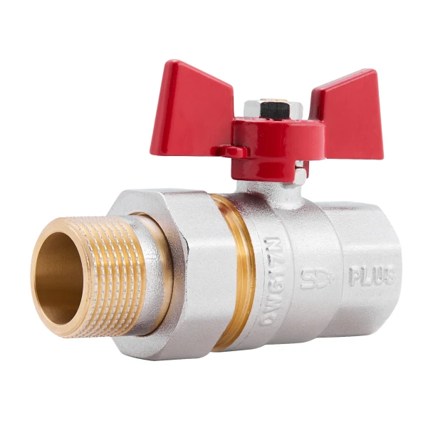 Кран шаровой "Американка" Thermo Alliance Standart 3/4" ВН прямой SD220NW20PN40