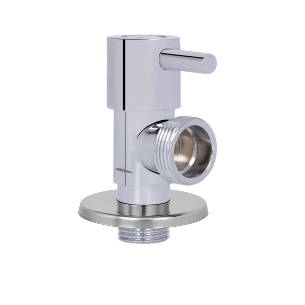 Кран угловой Thermo Alliance Standart (ручка палочка) с керам.буксой 1/2"Н х 1/2"Н SF343W1515 - 2 фото