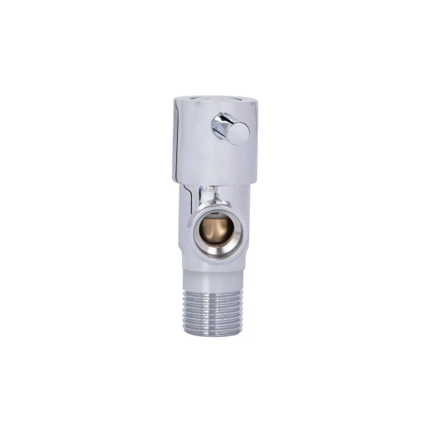 Кран угловой Thermo Alliance Standart (ручка палочка) с керам.буксой 1/2"Н х 1/2"Н SF343W1515 - 3 фото