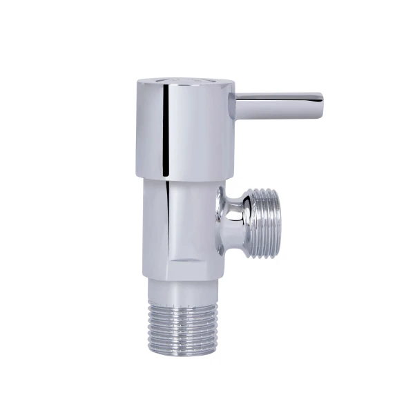 Кран угловой Thermo Alliance Standart (ручка палочка) с керам.буксой 1/2"Н х 1/2"Н SF343W1515 - 4 фото