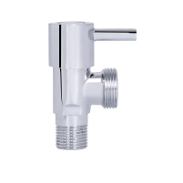 Кран кутовий Thermo Alliance Standart (ручка паличка) з керам.буксою 1/2"Н х 3/4"Н SF343W1520 - 4 фото