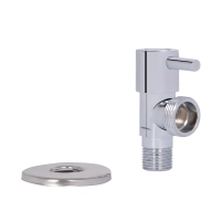 Кран кутовий Thermo Alliance Standart (ручка паличка) з керам.буксою 1/2"Н х 3/4"Н SF343W1520 - 6 фото