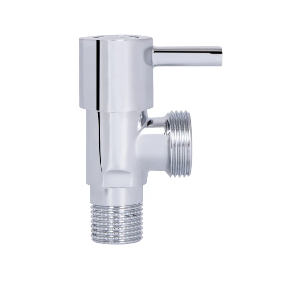 Кран кутовий Thermo Alliance Standart (ручка паличка) з керам.буксою 1/2"Н х 3/4"Н SF343W1520 - 4 фото