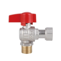 Кран шаровой 1/2"ВН угловой, PN40, с накидной гайкой Standart TAS224W15 Thermo Alliance - 4 фото