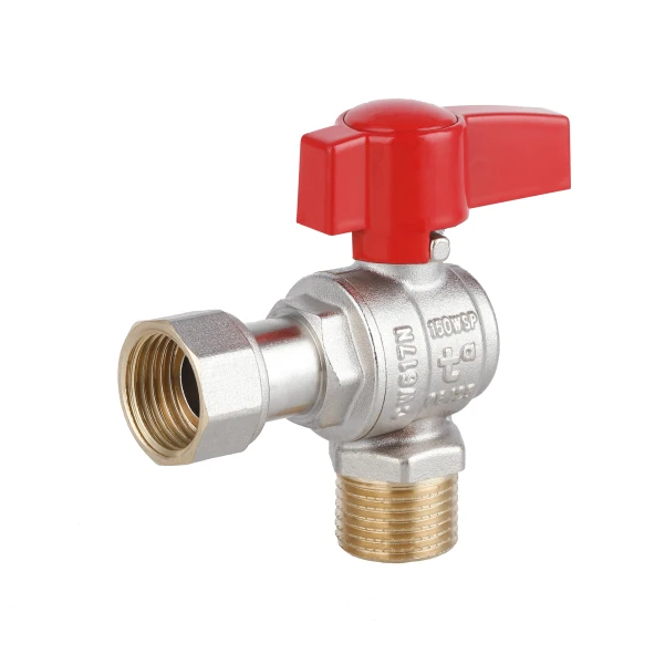Кран шаровой 1/2"ВН угловой, PN40, с накидной гайкой Standart TAS224W15 Thermo Alliance