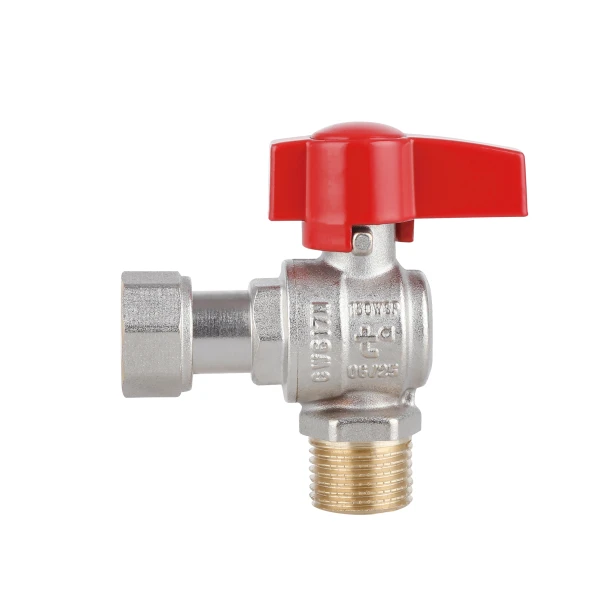 Кран шаровой 1/2"ВН угловой, PN40, с накидной гайкой Standart TAS224W15 Thermo Alliance - 3 фото