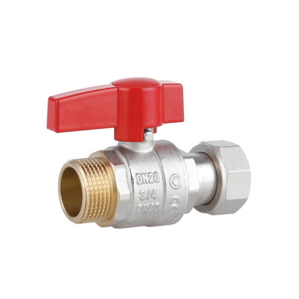 Кран шаровой 3/4"ВН прямой, PN40, с накидной гайкой Standart TAS261W20 Thermo Alliance