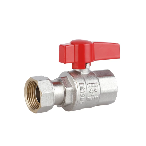 Кран шаровой 3/4"ВВ прямой, PN40, с накидной гайкой Standart TAS260W20 Thermo Alliance