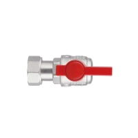 Кран шаровой 3/4"ВН угловой, PN40, с накидной гайкой Standart TAS224W20 Thermo Alliance - 6 фото