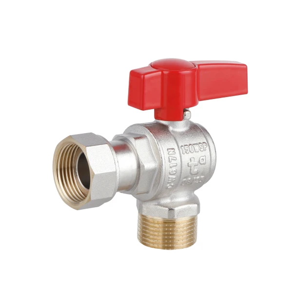 Кран шаровой 3/4"ВН угловой, PN40, с накидной гайкой Standart TAS224W20 Thermo Alliance