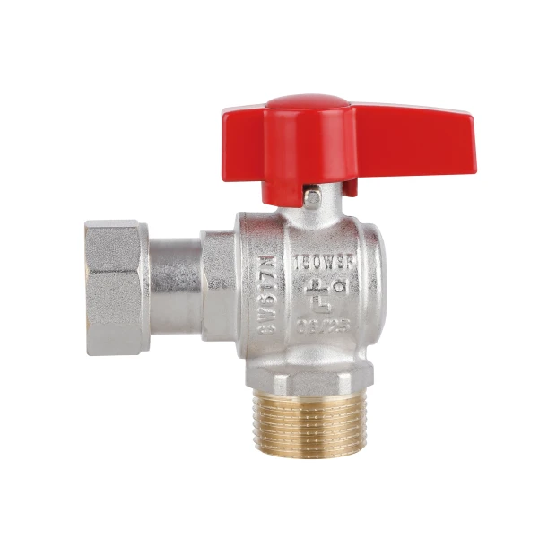Кран шаровой 3/4"ВН угловой, PN40, с накидной гайкой Standart TAS224W20 Thermo Alliance - 3 фото