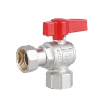 Кран шаровой 3/4"ВВ угловой, PN40, с накидной гайкой Standart TAS223W20 Thermo Alliance