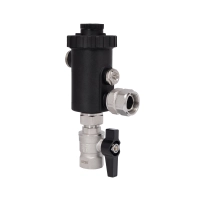 Фильтр-дешламатор Thermo Alliance Forte 3/4", угловой  (магнитный шламоуловитель) TAF420G20 - 3 фото