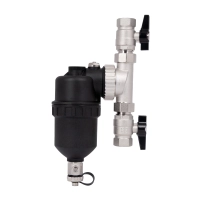 Фільтр-дешламатор Thermo Alliance Forte 3/4", поворотний (магнітний шламоуловлювач) TAF400G20 - 4 фото