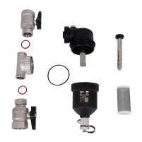 Фільтр-дешламатор Thermo Alliance Forte 1 1/4", поворотний (магнітний шламоуловлювач) TAF400G32 - 7 фото