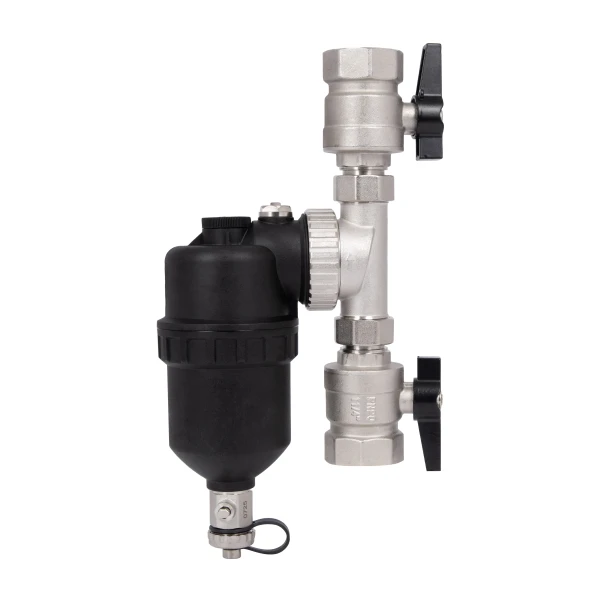 Фільтр-дешламатор Thermo Alliance Forte 1 1/4", поворотний (магнітний шламоуловлювач) TAF400G32 - 4 фото