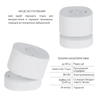 Thermo Alliance ZigBee Бездротовий детектор руху ZB-XIS - 1 фото