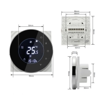 Провідний тижневий термостат с WiFi BHT-6000-GALW - 1 фото