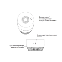 ZigBee Бездротовий датчик диму ZB-ZSA - 1 фото