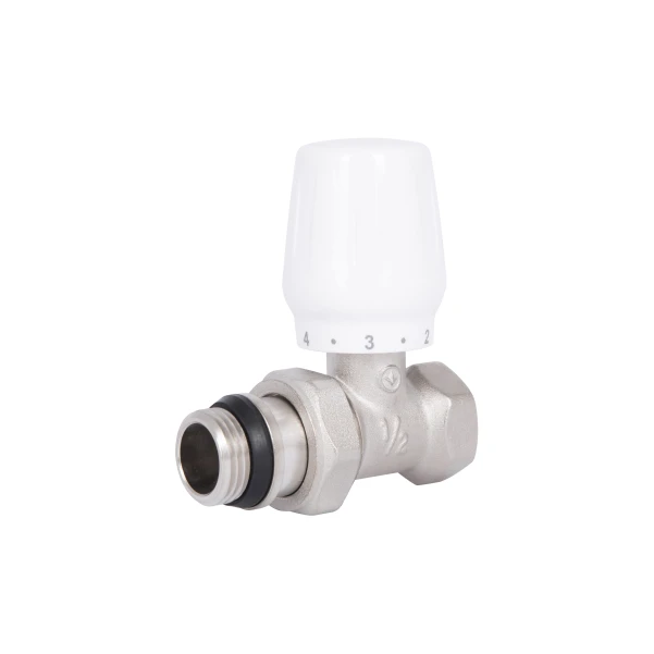 Кран радіаторний Thermo Alliance Base 1/2" ВЗ з антипротіканням прямий SD226W15