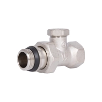 Кран радиаторный SD Plus 1/2" ВН с антипротечкой прямой SD227W15