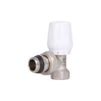 Кран радіаторний Thermo Alliance Base 1/2" ВЗ з антипротіканням кутовий SD228W15