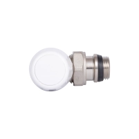 Кран радіаторний Thermo Alliance Base 1/2" ВЗ з антипротіканням кутовий SD228W15 - 4 фото