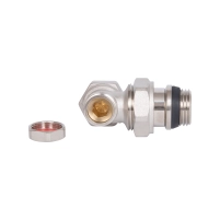 Кран радиаторный Thermo Alliance Base 1/2" ВН с антипротечкой угловой SD229W15 - 5 фото