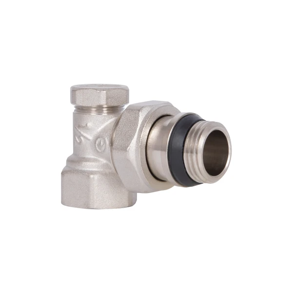 Кран радиаторный Thermo Alliance Base 1/2" ВН с антипротечкой угловой SD229W15 - 3 фото