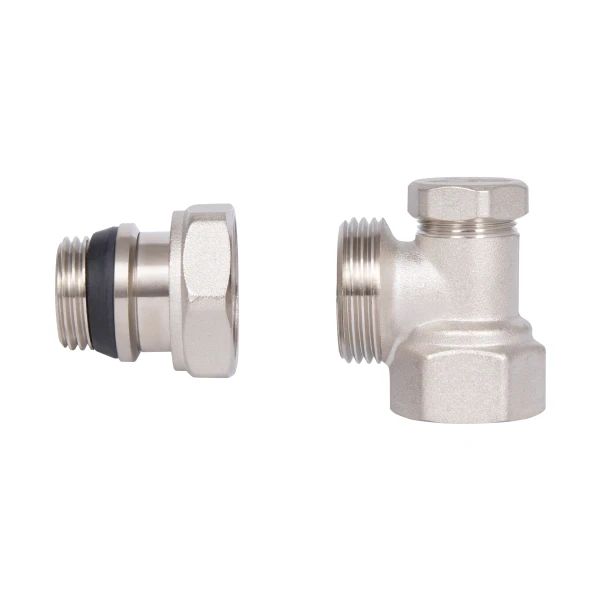 Кран радиаторный Thermo Alliance Base 1/2" ВН с антипротечкой угловой SD229W15 - 4 фото