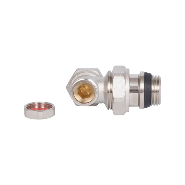 Кран радиаторный Thermo Alliance Base 1/2" ВН с антипротечкой угловой SD229W15 - 5 фото
