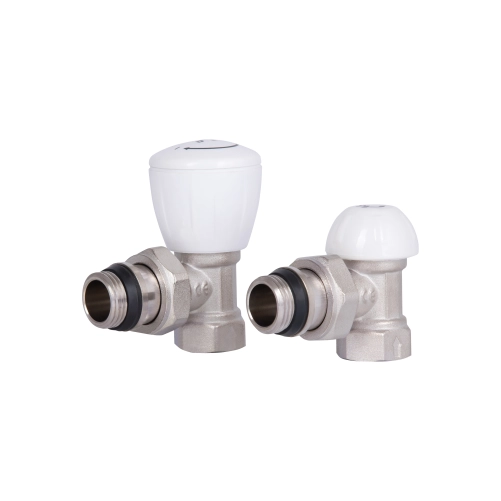 Комплект радіаторних кранів Thermo Alliance Standart 1/2" ВН кутовий TAS232W15