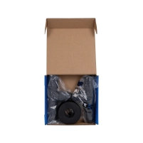 Комплект кранов Thermo Alliance Standart 1/2" Н для полотенцесушителя угловой черный SF395W15B - 5 фото