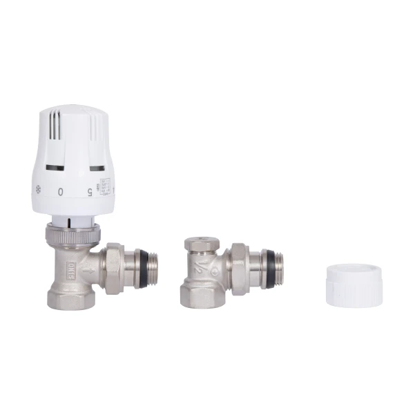Термостатический набор Thermo Alliance Standart угловой 1/2" TAS352W15 - 2 фото