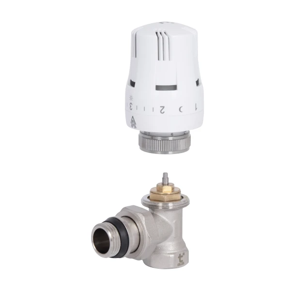 Термостатический набор Thermo Alliance Standart угловой 1/2" TAS352W15 - 3 фото