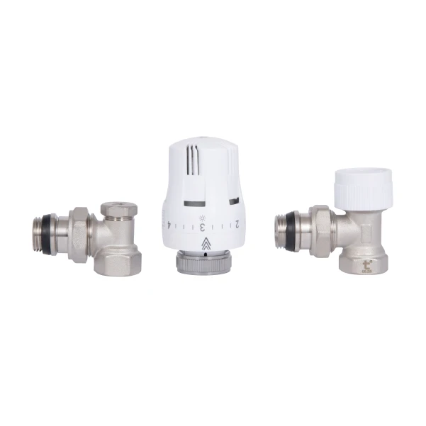 Термостатический набор Thermo Alliance Standart угловой 1/2" TAS352W15 - 5 фото