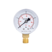 Манометр Thermo Alliance Standart 50 мм 1/4", нижнее подключение SD1704B