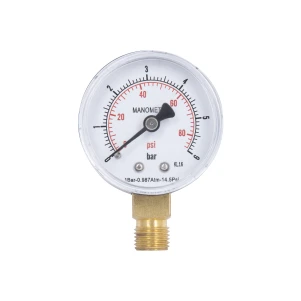 Манометр Thermo Alliance Standart 50 мм 1/4", нижнее подключение SD1706B