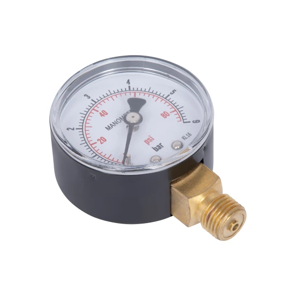 Манометр Thermo Alliance Standart 50 мм 1/4", нижнє підмикання SD1706B - 4 фото