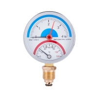 Термоманометр Thermo Alliance Standart 80 мм 1/2", нижнее подключение SD1724B