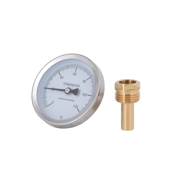 Термометр Thermo Alliance Standart 120°С 63 мм 1/2", заднє підключення SD17440MM - 4 фото