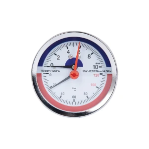 Термоманометр Thermo Alliance Standart 80 мм 1/2", заднє підключення SD17310B