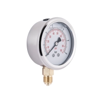 Манометр із гліцерином Thermo Alliancе Forte 6 бар, 1/4"З, нижнє підключення TAF170G6B - 3 фото