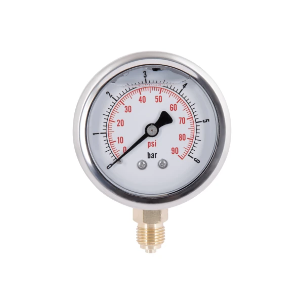 Манометр із гліцерином Thermo Alliancе Forte 6 бар, 1/4"З, нижнє підключення TAF170G6B
