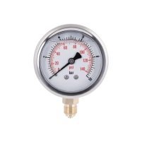 Манометр с глицерином Thermo Alliance Forte 10 бар, 1/4"Н, нижнее подключение TAF170G10B