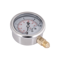 Манометр с глицерином Thermo Alliance Forte 10 бар, 1/4"Н, нижнее подключение TAF170G10B - 4 фото
