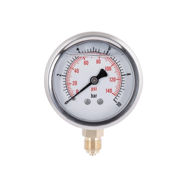 Манометр с глицерином Thermo Alliance Forte 10 бар, 1/4"Н, нижнее подключение TAF170G10B