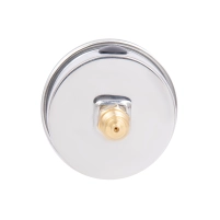 Манометр глицериновый Thermo Alliance Forte d63 мм, 1/4"Н с задним подключением (латунь) 0–10 бар TAF171G10B - 4 фото